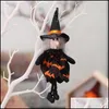 Decorative Flowers Wreaths Decorative Flowers Halloween Ghost Doll Plush Toy Hanging Pendant Decoration Ornament Home Party Bar Gi Dhjmf