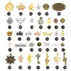 Charms 20pcs Bee Metal Gold Silver Bronze Pingents para jóias Fazendo colar de pulseira DIY de liga antiga 20 16mm