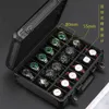 Watch Boxes Cases 18 Slots Aluminum Storage Box Suitcase Case Display Mobile Partition With Flannels Soft Cushion Clock Box J220829205501