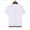 T-Shirt Designer-Buchstabendruck Baumwolle Rundhalsausschnitt Kurzarm Schwarz-Weiß-Mode Geometrisch Abstrakt Devil's Eye Skateboard-Unterhemd #65