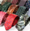 Bow Ties fashionabla män 6 cm Polyester Team Business Arrow Corbatas Para Hombre Casual Cashew Flower Tie