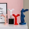 Decoratieve objecten Figurines Home Decor Resin Sculpture Standbeeld Room Decoratie Godin van overwinning Noordse karakterstandbeeld Desktop Decoratie Art Leveringen 221021