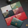 Gift Wrap 20pcs/set MIni Size Gold Flower Thick Paper Envelopes For Greeting Card Postcard Storage 11.5cmX8cm