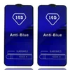 Proteggi schermo per iPhone 15 Pro Max 14 Plus 13 Mini 12 11 XS XR X 8 7 SE 10D Vetro temperato anti-blu 9H Copertura completa Pellicola protettiva Protezione Premium