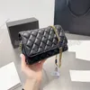 Vrouwen Designer Tassen Schouder Handtas Koppelingsflap Klassiek Modemerk Wealth Bag Lederen Portemonnee Schouder Messenger Chain Purse Effen Hasp Taille Vierkante Strepen