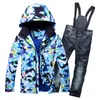 Skiing Suits Super Warm Men Ski Suit Waterproof Breathable Windproof Outdoor Sport Wear Snowboard Jacket Pant 2022 Style