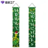 Christmas Decorations 2022 Door Garlands Wall Pendants Happy Year 2023 Couplet Curtain Green Water Ghost Xmas Merry
