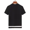 T-Shirt Designer-Buchstabendruck Baumwolle Rundhalsausschnitt Kurzarm Schwarz-Weiß-Mode Geometrisch Abstrakt Devil's Eye Skateboard-Unterhemd #65