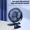 Stroller Parts Summer Clip Fan Desktop Table USB Mini Clip-on Portable Air Circulating Mute Rechargable Cooling Ventilador