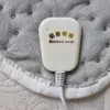 Электрический нагретый одеял размером с двойной контроль 9 Уровни отопления 1-12 часов авто-офф-таймер двойной контроль