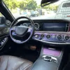 För Mercedes S Class W222 2014-2020 Interiör Centralkontrollpanel Dörrhandtag Kolfiberdekaler Dekaler Bilstylingtillbehör