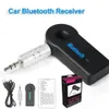 Universal 3,5 mm Bluetooth Car Kit A2DP Wireless FM Sender AUX Audio Musik Receiver Adapter Freisprecheinrichtung mit Mikrofon für Telefon MP3 Retail Box