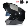 Мотоциклетные шлемы 2022 EST Offroad Racing Helme Модульный двойной линз Flip Up Safe Casco Cabace Cakque Moto S M L XL