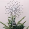 Weihnachtsdekorationen, Eisen-Kunst-Ornament, schöne Baumspitzen, Party-DIY-Zubehör, B03D