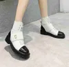 2022 Designer kanaal laarzen schoenen naakt zwart puntige teen midden hiel lange korte laarzen schoenen hhx