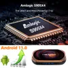 ТВ-бокс HK1 RBOX X4 Android 11, 20 шт., 128 ГБ, 64 ГБ, 32 ГБ, медиаплеер amlogic s905x4, 2,4G, 5G, Wi-Fi, BT4.0, 1000 м