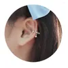 Boucles d'oreilles arrière mignonnes sans dossier d'oreille percée Punk Fashion Cuff enveloppe en ramiage Clip cartilage sur des boucles d'oreille bijoux non perçants 369013