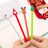 Cr￩ative Cartoon Ballpoint Pen Santa Claus Elk ￉tudiant Gel Pen Office School Fournitures de No￫l Gift 4 Styles