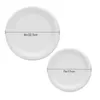 Dinnerware Conjunta compostável 7 polegadas 9 Placas pesadas 25 PACK PACK ECO-FILIDADE PAPEL DE CANA DESCURSO DESPONSÁVEIS