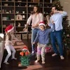 Décorations de noël, jouet électrique, arbre en peluche, poupée chantante, danse, Rotation à 360 degrés, musique, père noël amusant pour enfants