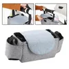 Sac de rangement universel pour pièces de poussette, sac de rangement Portable pour couches jouets avec porte-bouteille pour poussette