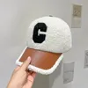 baseball cap wool thickened thermal hat ladies fashion versatile casual cap265U