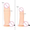 Articoli di bellezza IKOKY Dildo gonfiabile con pompa Grandi dildo morbidi Ventosa Grande pene realistico Plug anale Giocattoli sexy Per donne Enorme culo