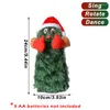 Décorations de noël électrique chanter danse arbre drôle rotatif jouets enfants cadeau de noël électronique en peluche pour enfants décor