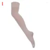 Chaussettes classiques en soie à petits pois pour femmes, collants fins pour dames, Vintage, Faux tatouage, bonneterie féminine