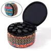 Förvaringspåsar Essential Oil Organizer Case Carrying System för 15 ml flaskor innehavare bär handtag på topp dubbel blixtlås