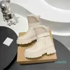 Designer de bota quente de inverno Mulher bota de neve cl￡ssico mini botas de moto de moto de fivela para mulheres