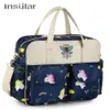 Diaper Bags Insular Style Waterproof Large Capacity Messenger Travel Multifunctional Maternity Mother Baby Stroller 221020