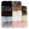 Altri accessori moda 24 Pz / lotto misto colorato falso palla di pelo cappello palla pompon finta pelliccia di volpe cappello palla pom fai da te abbigliamento fatto a mano accessori cappello T221020