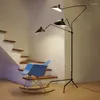 Lampy podłogowe zdalne projektant statywu Lampa LED Nordic Regulowane pająk ramię stojące światło na poddaszu przemysłowy sypialnia w sypialni wewnętrznej