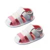 Chaussures de premiers pas pour bébés, couleurs mélangées, lavables, unisexes, mignonnes garçons et filles, sandales d'été pour tout-petits