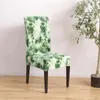 Chair Covers Tie Dyeing Spray Style Cover Spandex Slipcovers For Dining Room Stretch Elastic Banquet El Home Decoration