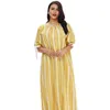 Ethnic Clothing Donsignet Muslim Fashion Women Dress Pajamas Summer Arab Robes Vestidos Middle Eastern Arabia Dubai Abaya Turkey Robe