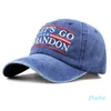 Embroidered Baseball Cap Washed Cotton American Flag Cotton Men Hat Duck Tongue Hats CPA4326