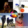 Hondenkragen Led Pet Luminous Pendant 3 Verlichtingsmodi Waterdichte Nacht Walking Flashing Light Dogs Tag Clip-On Safety WAARSCHUWING Kraag