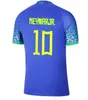 Erwachsenenanzüge PAQUETA COUTINHO Brasilien Fußballtrikot 2022 Weltfußballtrikot Pokal FIRMINO 22 23 MARQUINHOS VINI JR ANTONY SILVA DANI ALVES Kinderset Camiseta de futb 999