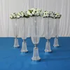 decoration crystal centerpiece decor flowers stand metal flower vase tables center piece wedding dining table party event decor imake446