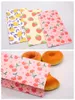 Gift Wrap Fruits Kraft Paper Bags Candy Bag Treat Packaging Open Top Home Wedding Christmas Craft 5pcs/lot