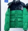 Designer Mens Down Jacket pour G Luxe À Capuche Casual Épais Outwear Noir Vert Vêtements Brillant Blanc Canard wonen Manteaux vêtements