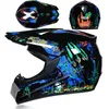 Hełm motocyklowy 3 prezent sport motocross hełm terenowy ATV Racing Casque Casco Capacetes