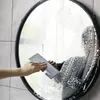 Badtillbehör Set Glasskrapningsväggstorkare Badrumsfönster Rengöringsborste Hushåll kan hängas spegel Silikon