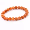 Strang natürliche Rudraksha Samen mit Holzperlen Buddhismus Armband Männer Schmuck Frauen Religion Geschenk buddhistische Gebet Charm Zubehör