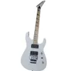 White Body Electric Guitar with Chrome Hardware Maple Fingerboard can be customized
