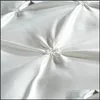 Sängkläder sätter Lovinsunshine Luxury Silk Bedbling Set Queen Compforter King Daket Er UO01 Y200111 Drop Delivery 2022 Hem Garden Textile Dhnat