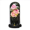 Ghirlande di fiori decorativi Ghirlande di fiori decorativi Trasparente Er Chic Beautif Led Light Eternal Fake Rose Flower 5 Stili Anti Dhw4Q