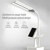 Table Lamps Led Desk Lamp 2 Color Stepless Dimmable Touch Adjustable Bedside Reading Eye Protection Night Light USB Chargeable